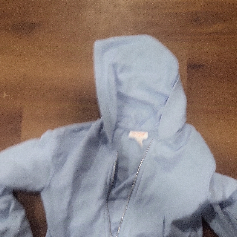 Cat & Jack Light Blue Hooded Raincoat